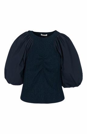 Rebecca Taylor Taryn Top in Navy at Nordstrom, Size Medium