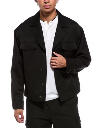 Helmut Lang Wool-Blend Utility Jacket