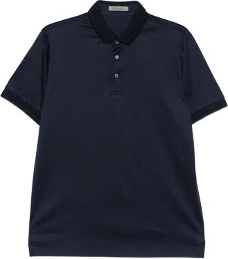 Corneliani Polo a maniche corte - Blu