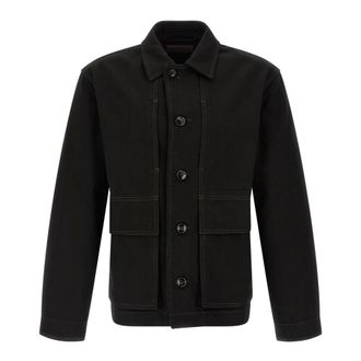 Christophe Lemaire Light Jackets, male, Black, Size: XL Boxy Jacket