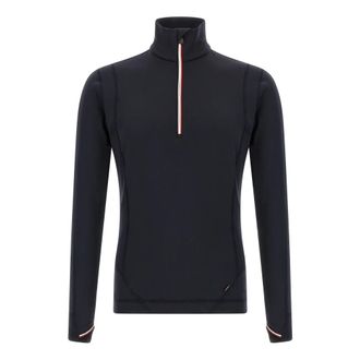 Moncler Polartec Half-Zip Sweatshirt - Heren - Truien - Blauw - Maat: XL Polyamide