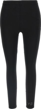 Yohji Yamamoto Y-3 Running Leggings Nero-Donna