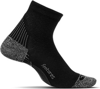 Feetures PF Relief Cushion Quarter Socks Black XL