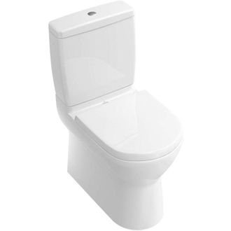 Villeroy & Boch Inodoro De Fondo Profundo, 360 X 640 Mm, Modelo Autoportante, Para Instalaci&oacute;n Cerca De La Pared, Salida Horizontal, Salida Vertical Posible Con Codo 