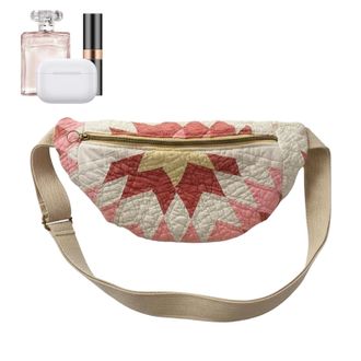 Generic Quilted Bag,Vintage Lightweight Adjustable Strap | Fabric Bag with Adjustable Strap - for Women Men Girls Sports Hiking Cycling Riding Camping Picnic 