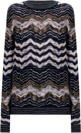 Missoni Dames, Truien, Blauw, Maat: XS