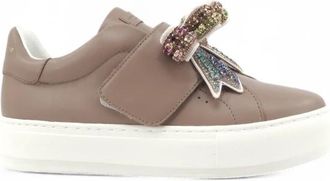 Kurt Geiger Sneakers - Dames - Sneakers - Bruin - 40 EU - Leer - Schoenen