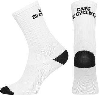 Cafe du Cycliste Solid Velosocken - Unisex | wei&szlig;