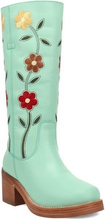 Dingo Bloom Embroidered Boot in Mint at Nordstrom, Size 9.5