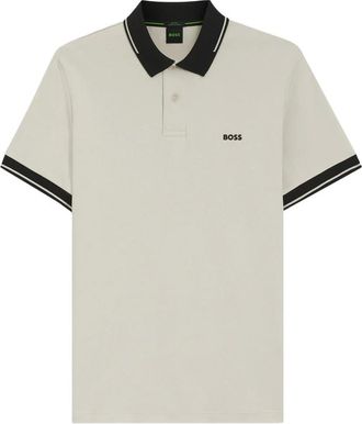 HUGO BOSS Contrast-trim Slim-fit Polo Shirt