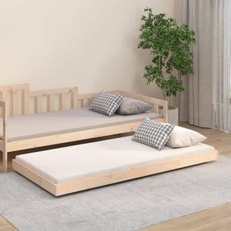 Berkfield Home Bed Frame without Mattress 90x190 cm Single Solid Wood Pine in Brown