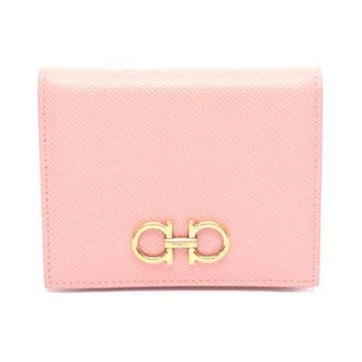 Ferragamo Pink Leather Wallet (Bi-Fold) (Pre-Owned)