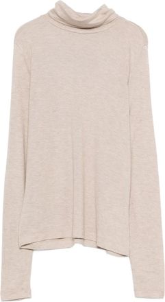 Marc O'Polo roll-neck sweater - women - Lyocell - M - Neutrals