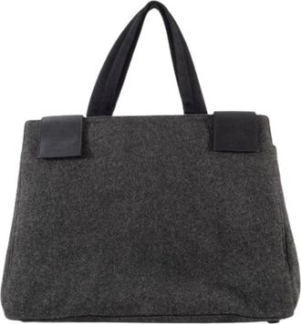 Prada Pre-owned Tote Bags, female, Gray, Size: ONE SIZE Pre-owned Vintage Tote Bag