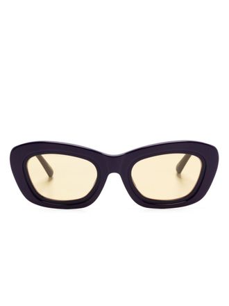 The Attico x Linda Farrow Rania sunglasses - Purple
