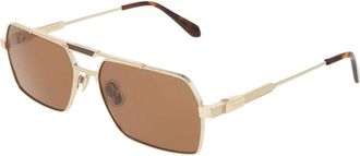 Ferragamo Rectangle Sunglasses - male - Ferragamo - Sunglasses - Brown - 61 MM - Accessories