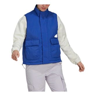 adidas (WMNS) adidas Puffer Vest Asia Sizing Blue HM2903