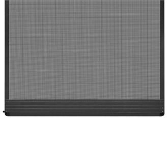 Berkfield Home Hinged Insect Screen for Doors Anthracite 120x240 cm in Black