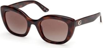 Guess Bubble Cat-Eye Plastic Zonnebril - unisex - Zonnebrillen - Bruin - 51 MM - Accessoires