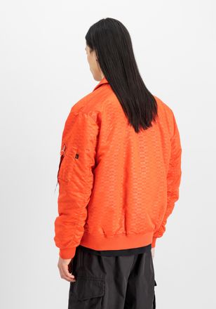 Alpha Industries Bomberjacke ALPHA INDUSTRIES Coach Logo Jacket, Herren, Gr. XXL, orange (boost orange), Obermaterial: 100% Nylon, Jacken Bomberjacke
