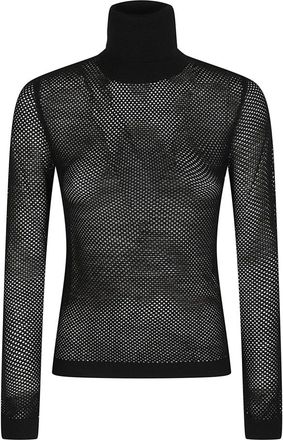 P.A.R.O.S.H. P.a.r.o.s.h., Truien & Vesten, Dames, Zwart, S, Lanet Turtle Neck Long Sleeve Sweater