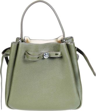 Tory Burch Tassen, Dames, Groen, ONE Size, Leer, Romy Bucket Bag