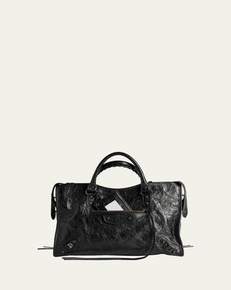 Balenciaga Le City Lambskin Leather Tote Bag