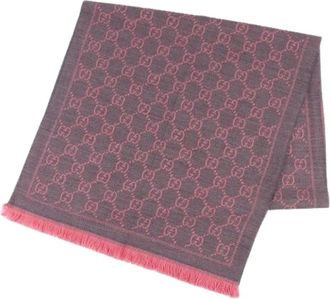 Gucci Pre-owned Scarves, female, Pink, Size: ONE SIZE Pre-owned Stole