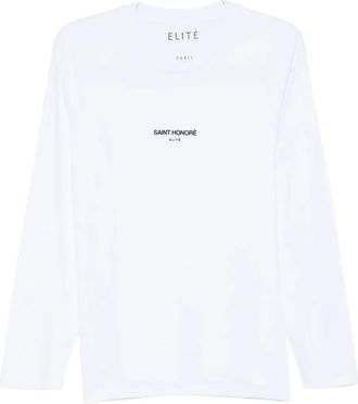 Elite T-shirt con stampa - Bianco