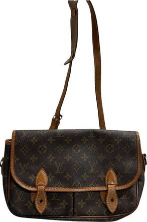 Louis Vuitton Brown Monogram Canvas Crossbody (Authentic Pre-Loved)
