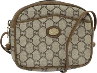 Gucci Pre-owned Cross Body Bags, female, Beige, Size: ONE SIZE Pre-owned Vintage Shoulder Bag