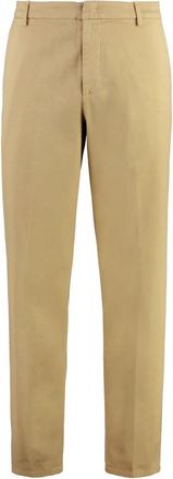 Dondup James Katoenen Broek - Heren - Slim Fit Broeken - Beige - W31 - Katoen - Broeken