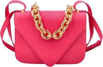 Bottega Veneta Pre-owned Mount Envelope Schoudertas - Dames - Vintage Schoudertas - Roze - ONE Size - Leer - Vintage