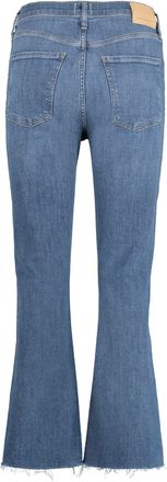 Citizens Of Humanity Womens Isola Cropped Jeans Denim Cotton Flared