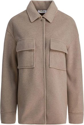 Semper Dameskleding Jas & Mantel Beige Aw 25 - Dames - Zomerjassen - Beige - M - Polyester - Jassen
