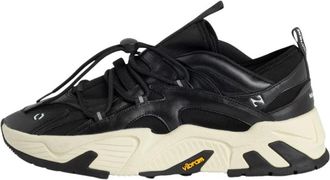 Mikakus Barcelona X Now Here - unisex - Sneakers - Zwart - 42 EU - Leer - Schoenen
