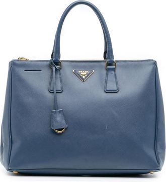 Prada Pre-owned Prada Large Saffiano Lux Galleria Double Zip Tote U88V52UPS8SDXJK1