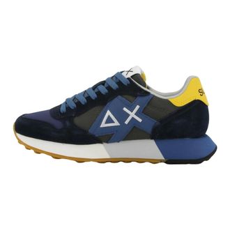 Sun 68 Sneakers, male, Blue, Size: 13 US Low Top Sneakers