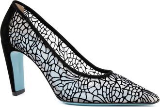 Valentina Rangoni Folgorata Mesh Pump in Beige Catterdale Mesh at Nordstrom, Size 9.5