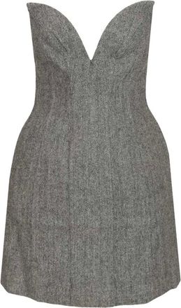 Self Portrait Donna, Abiti, Grigio, XS, new