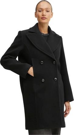 Patou Abrigo Cruzado - Coats - Mujer - Negro - M