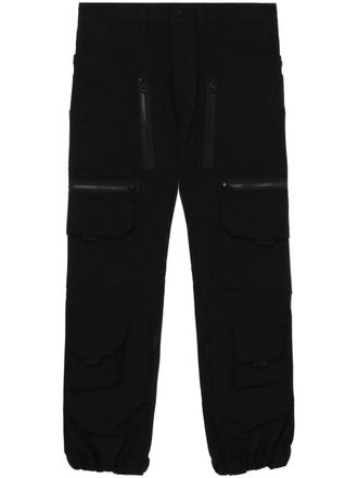 パンツ junya watanabe man 24ss technical cargo Junya Watanabe MAN strap-detail Asymmetric Cargo Trousers