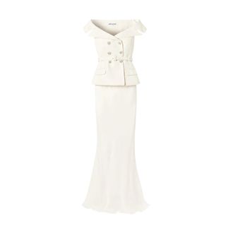 Self Portrait Mujer, Vestidos, Blanco, Talla: M