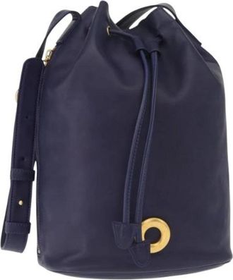 Celine Pre-owned Bucket Bags, female, Blue, Size: ONE SIZE Pre-owned Vintage Bucket Bag