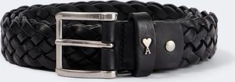 Ami Paris Paris braided leather belt