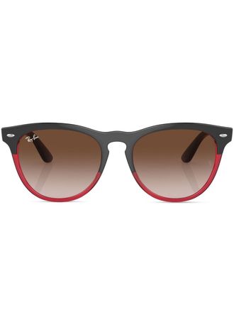 Ray-Ban Iris round-frame sunglasses - unisex - Nylon - 54 - Grey