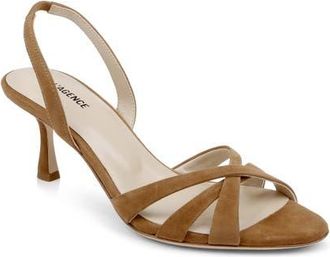 L'agence Colwill Slingback Sandal in Sand Suede at Nordstrom, Size 5.5