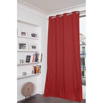 MOONDREAM Cortina opaca100% ollaoss rojo mc310 135lx250h