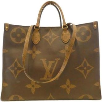 Louis Vuitton Pre-owned Tote Bags, male, Brown, Size: ONE SIZE Pre-owned Monogram Canvas Tote Bag