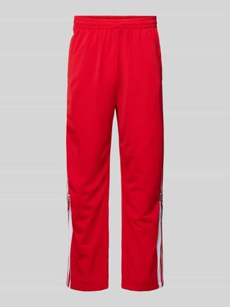 adidas Originals Sweatpants mit elastischem Bund in Dunkelrot, Gr&ouml;&szlig;e L